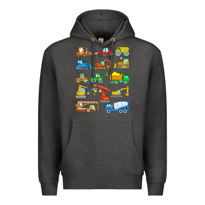 Construction Excavator Shirt For Boys Girls Men And Women T Shirt Premium Hoodie by artisFamous | Teevron