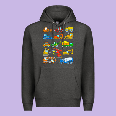 Construction Excavator Shirt For Boys Girls Men And Women T Shirt Premium Hoodie Designed By Artisfamous