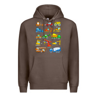 Coffee construction excavator shirt for boys girls men and women t shirt Premium Hoodie - artisFamous