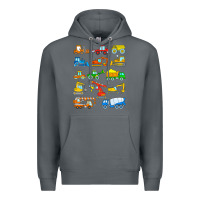 Rock construction excavator shirt for boys girls men and women t shirt Premium Hoodie - artisFamous