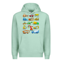 Seafoam construction excavator shirt for boys girls men and women t shirt Premium Hoodie - artisFamous