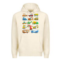 Tofu construction excavator shirt for boys girls men and women t shirt Premium Hoodie - artisFamous