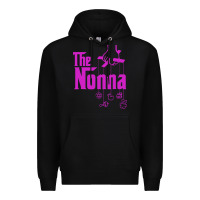 Black the nonna! italy grandmother baby hang toys Premium Hoodie - artisFamous