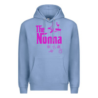 Colony Blue the nonna! italy grandmother baby hang toys Premium Hoodie - artisFamous