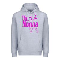 Heather Grey the nonna! italy grandmother baby hang toys Premium Hoodie - artisFamous