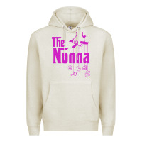 Oatmeal Heather the nonna! italy grandmother baby hang toys Premium Hoodie - artisFamous
