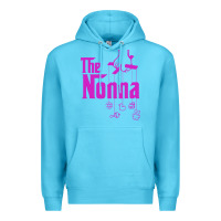 Ocean Blue the nonna! italy grandmother baby hang toys Premium Hoodie - artisFamous