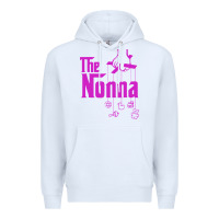 White the nonna! italy grandmother baby hang toys Premium Hoodie - artisFamous