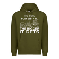 Army Green cool the more i play with it...the bigger it gets men women t shirt Premium Hoodie - artisFamous