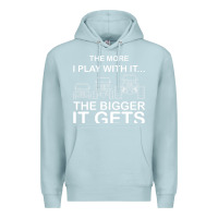 Blue Mist cool the more i play with it...the bigger it gets men women t shirt Premium Hoodie - artisFamous