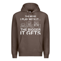 Coffee cool the more i play with it...the bigger it gets men women t shirt Premium Hoodie - artisFamous