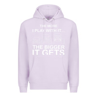 Lilac cool the more i play with it...the bigger it gets men women t shirt Premium Hoodie - artisFamous
