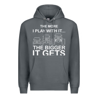 Rock cool the more i play with it...the bigger it gets men women t shirt Premium Hoodie - artisFamous