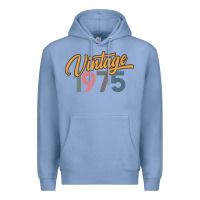 Colony Blue retro vintage 1975 women's Premium Hoodie - artisFamous