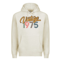 Oatmeal Heather retro vintage 1975 women's Premium Hoodie - artisFamous