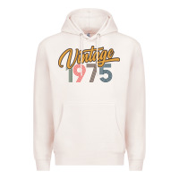 Pale Pink retro vintage 1975 women's Premium Hoodie - artisFamous