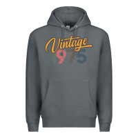 Rock retro vintage 1975 women's Premium Hoodie - artisFamous