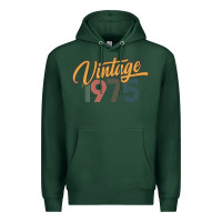Sports Green retro vintage 1975 women's Premium Hoodie - artisFamous