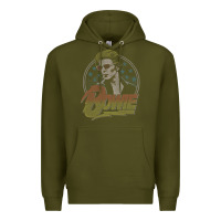 Army Green bowie   diamond dogs t shirt Premium Hoodie - artisFamous