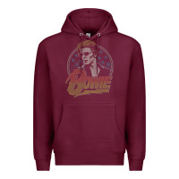 Burgundy bowie   diamond dogs t shirt Premium Hoodie - artisFamous