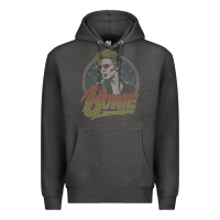 Charcoal Heather bowie   diamond dogs t shirt Premium Hoodie - artisFamous