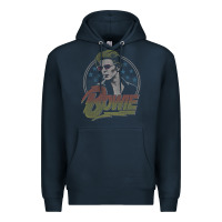 Navy bowie   diamond dogs t shirt Premium Hoodie - artisFamous
