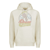 Oatmeal Heather bowie   diamond dogs t shirt Premium Hoodie - artisFamous