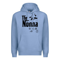 Colony Blue The Nonna! Italy Grandmother Baby Hang Toys Premium Hoodie - artisFamous