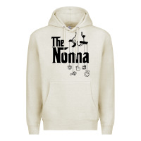 Oatmeal Heather The Nonna! Italy Grandmother Baby Hang Toys Premium Hoodie - artisFamous