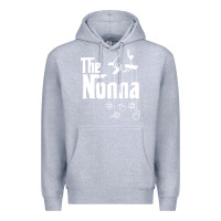 Heather Grey The Nonna! Italy Grandmother Baby Hang Toys Premium Hoodie - artisFamous