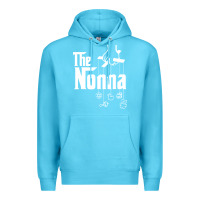 Ocean Blue The Nonna! Italy Grandmother Baby Hang Toys Premium Hoodie - artisFamous