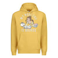 Antique Gold beauty and the beast belle my weekend is booked t shirt Premium Hoodie - artisFamous