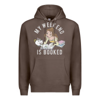 Coffee beauty and the beast belle my weekend is booked t shirt Premium Hoodie - artisFamous