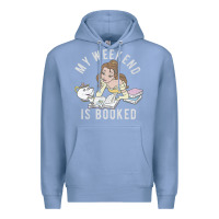 Colony Blue beauty and the beast belle my weekend is booked t shirt Premium Hoodie - artisFamous