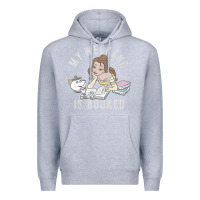 Heather Grey beauty and the beast belle my weekend is booked t shirt Premium Hoodie - artisFamous