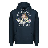 Navy beauty and the beast belle my weekend is booked t shirt Premium Hoodie - artisFamous