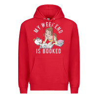 Red beauty and the beast belle my weekend is booked t shirt Premium Hoodie - artisFamous