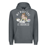 Rock beauty and the beast belle my weekend is booked t shirt Premium Hoodie - artisFamous