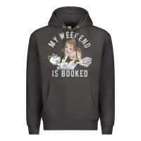 Smoke beauty and the beast belle my weekend is booked t shirt Premium Hoodie - artisFamous