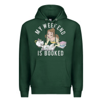 Sports Green beauty and the beast belle my weekend is booked t shirt Premium Hoodie - artisFamous