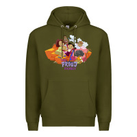 Army Green the proud family characters t shirt Premium Hoodie - artisFamous