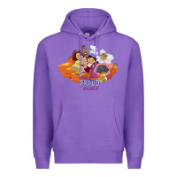 Purple the proud family characters t shirt Premium Hoodie - artisFamous