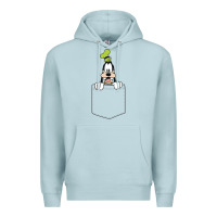 Blue Mist goofy pocket goofy pocket t shirt Premium Hoodie - artisFamous