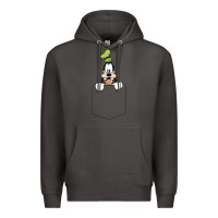 Smoke goofy pocket goofy pocket t shirt Premium Hoodie - artisFamous