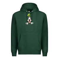 Sports Green goofy pocket goofy pocket t shirt Premium Hoodie - artisFamous