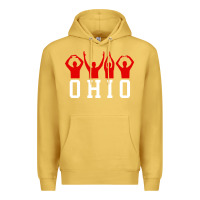 Antique Gold vintage state of ohio home pride Premium Hoodie - artisFamous