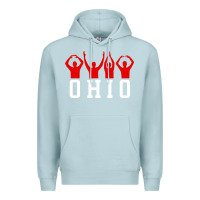 Blue Mist vintage state of ohio home pride Premium Hoodie - artisFamous
