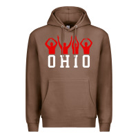 Chestnut vintage state of ohio home pride Premium Hoodie - artisFamous
