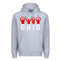 Heather Grey vintage state of ohio home pride Premium Hoodie - artisFamous