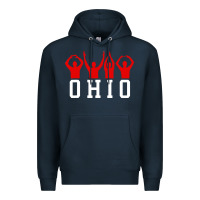 Navy vintage state of ohio home pride Premium Hoodie - artisFamous
